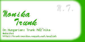 monika trunk business card